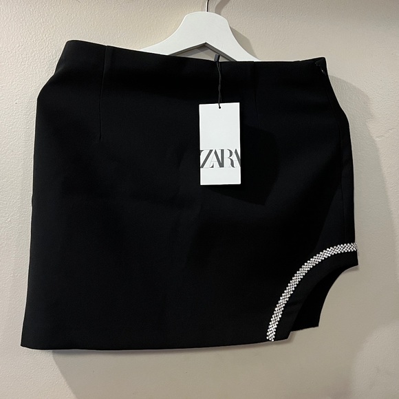 Zara Rhinestone Trim Mini Skirt - Picture 7 of 7